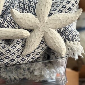 Decorative Cream Starfish 2 styles a pair